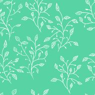 seamless background with foliage