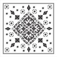 Thai art pattern N13