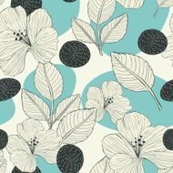 elegant retro seamless pattern background N3