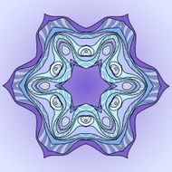 Decorative ornamental pattern background N5