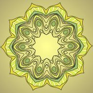 Decorative ornamental pattern background N8