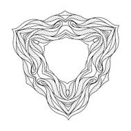 Decorative ornamental pattern background N9