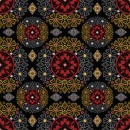 Seamless ornamental floral pattern N2