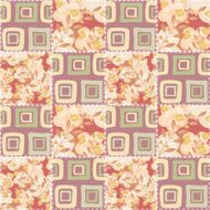 Abstract seamless patchwork design pattern background