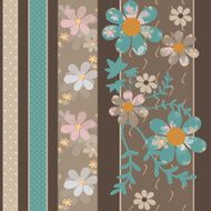 Flowers seamless pattern background N3