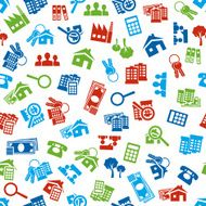 Real Estate Seamless Pattern N2