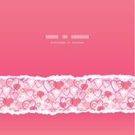 Valentine&#039;s Day hearts card seamless pattern background