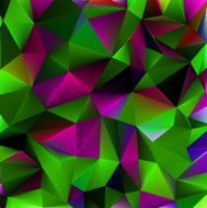 Shiny geometric in purple