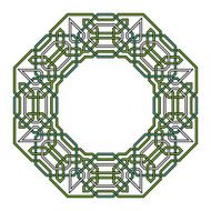 Tangled Pattern based on traditional arabic N7