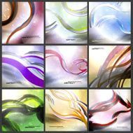 Abstract vector background set futuristic technology N3