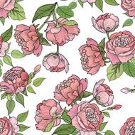 Flower pattern Floral seamless texture with flowers N2