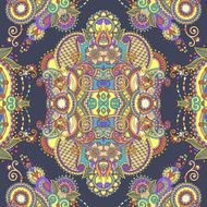 authentic seamless floral geometric pattern