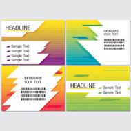 Line Speed Color Info Graphic Modern Vector N2