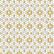 geometric hexagon pattern