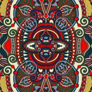 vintage floral ethnic decorative seamless pattern