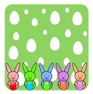 Easter Bunny Wallpaper - Illustration