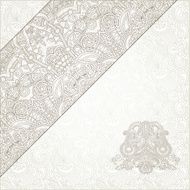 light ornamental background with flower ribbon N2
