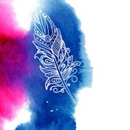 Watercolor Design Element N10