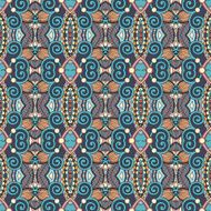 authentic seamless floral geometric pattern N2