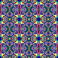 authentic seamless floral geometric pattern N3