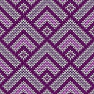 Seamless wool knitted pattern