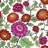 Floral seamless pattern Flowers background N7