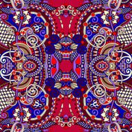 authentic seamless floral geometric pattern N5