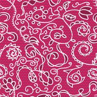 Pink lace vector fabric seamless pattern N4