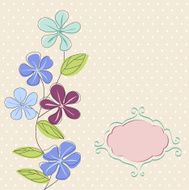 Floral Greeting Card N61
