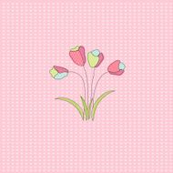 Floral Greeting Card N62