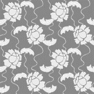 White lace vector fabric seamless pattern N8