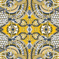 authentic seamless floral geometric pattern N7