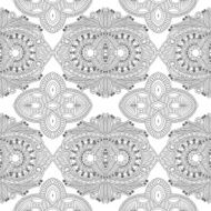 unique coloring book square page for adults - floral authentic N65