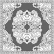 unique coloring book square page for adults - floral authentic N69