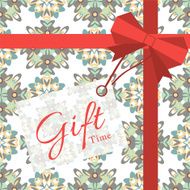 Gift with geometric patterns N3