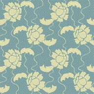 Gentle lace vector fabric seamless pattern N2