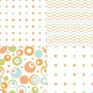 Set of baby patterns N6