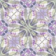Fine abstract decorative tile in retro style pastel colors N2