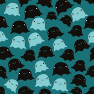 Funny sea seamless pattern N2