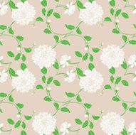 Seamless pattern with flowers peonies N15