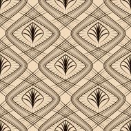 Seamless geometric pattern ornament in vector