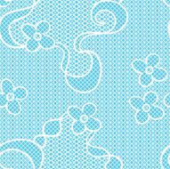 Lace seamless pattern with flowers N243