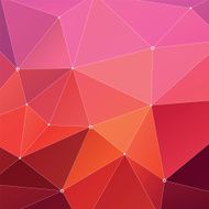 Abstract Triangle Geometrical Red