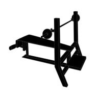 Sports Trainer Simulator Isolated Vector Illustration