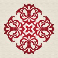 Vector baroque ornament in Victorian style N36