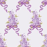 Spring Flowers Backgrounds - Seamless Floral Shabby Chic Pattern