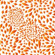 Autumn magic spatter seamless pattern