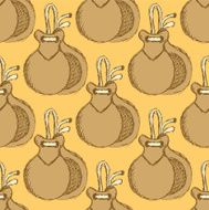 Sketch spanish castanet in vintage style