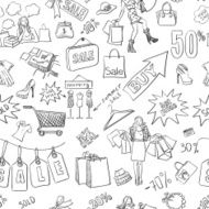 Sale seamless pattern background N2