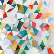 Bright color background with dot pattern
